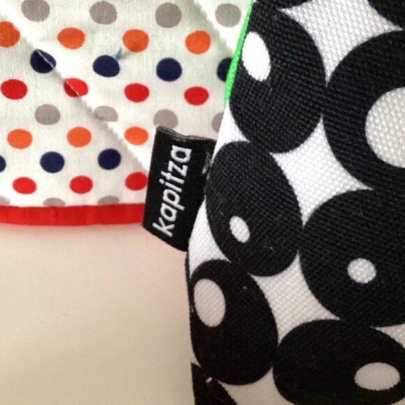 1 Clinique Kapitza Makeup Cosmetic Travel Bag Headband W Bow Curling Iron Holder - Picture 5 of 10